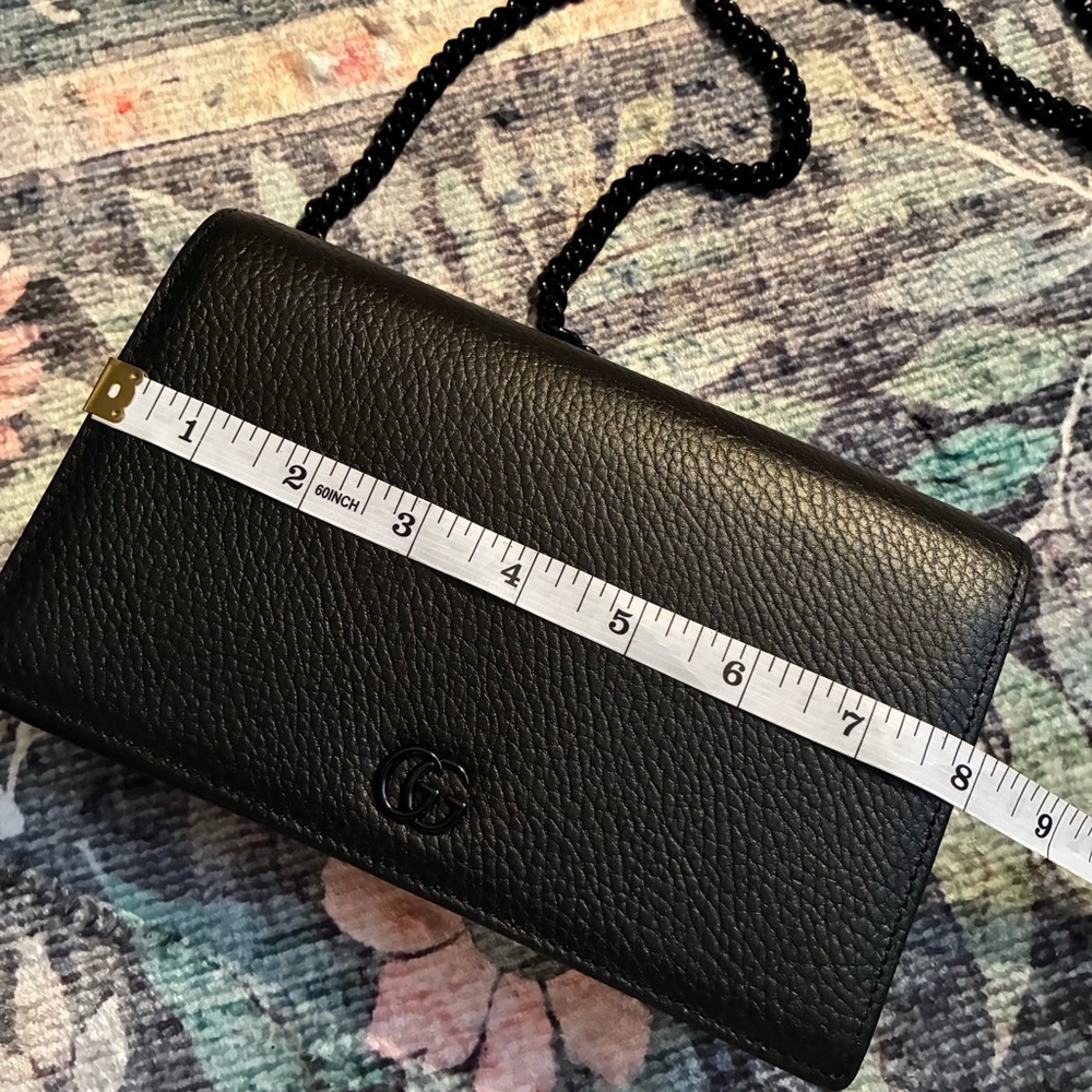 GUCCI GG Marmont Chain Wallet - Picture 15 of 16